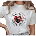 thumbnail image 1 of Women's Vintage "Monsters Make The Best Lovers" Anatomical Heart Graphic T Shirt Short Sleeve Round Neck Top White S-5XL, 1 of 5