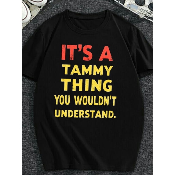 Women's Vintage Personalized Tammy Name Graphic T-Shirt