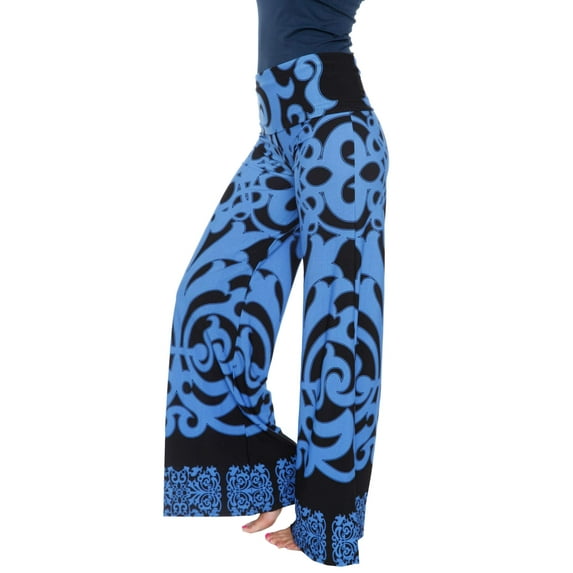 Women's Vintage Printed Palazzo Pants