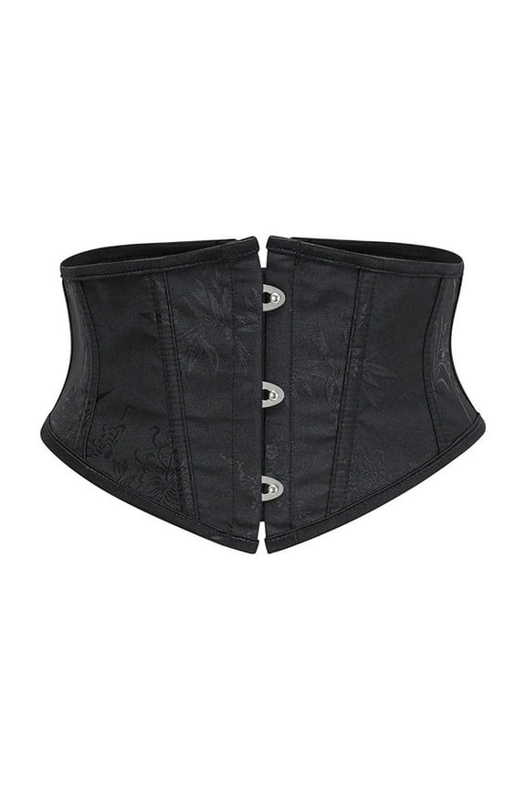 Women's Vintage Renaissance Waist Training Corsets Lace Up Boned Underbust Boned Waist Trainer Corset Body Shaper