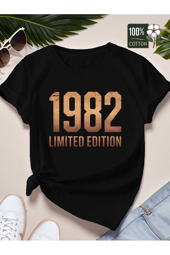 Women's Vintage Retro 1982 Limited Edition T-Shirt