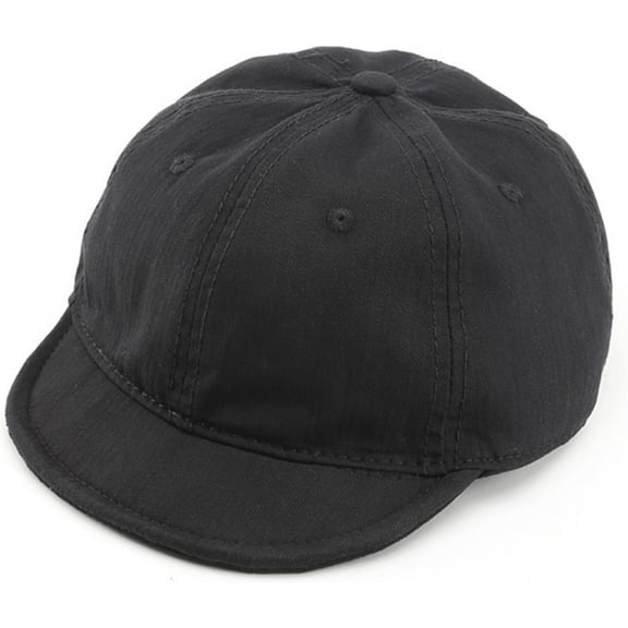 Women's Vintage Short Brim Baseball-Cap Adjustable Unstructured Soft Cotton Plain Dad-Hat for Men Women