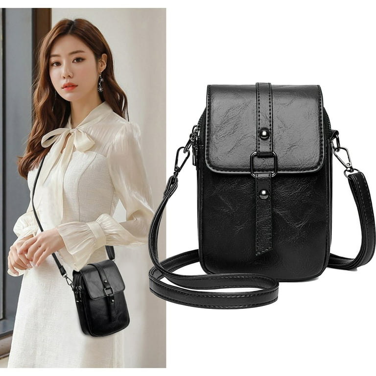 Fashion Leather Small Flap Women Crossbody Bag