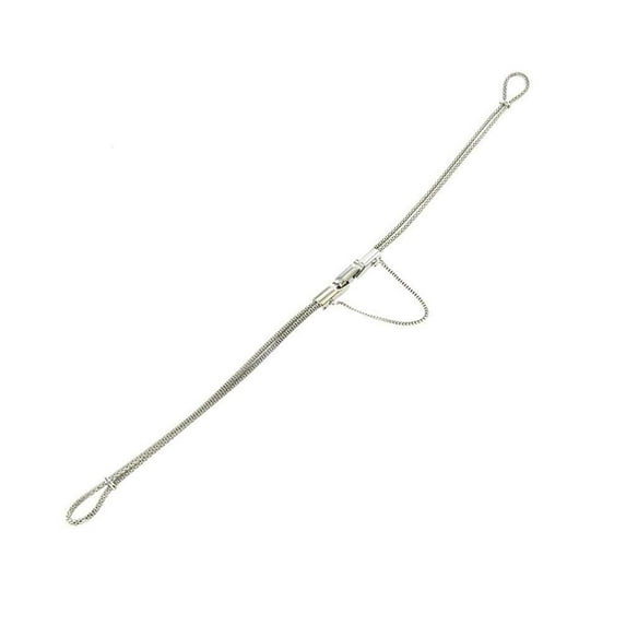 Women's Vintage Style Cord Watchband for Watches, Adjustable and Water-Resistant, SILVER