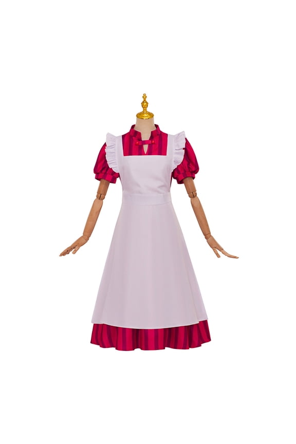 Women's Vintage Style Dress Classic Japanese Character Inspired Long Dress