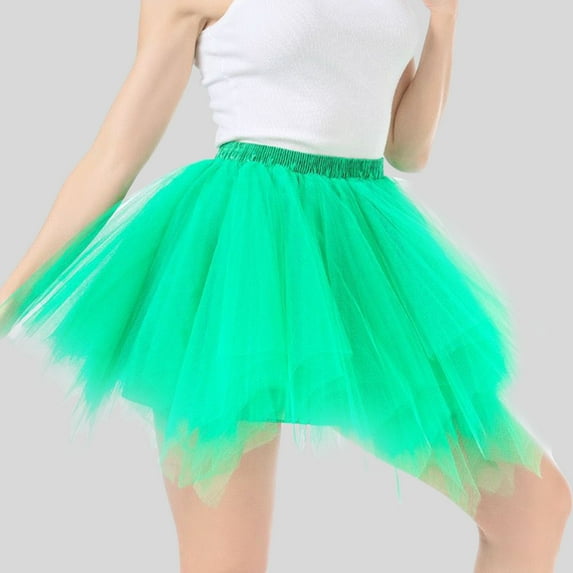 Women's Vintage Tutu Skirt 50s 80s Short Skirt Ballet Bubble For Party