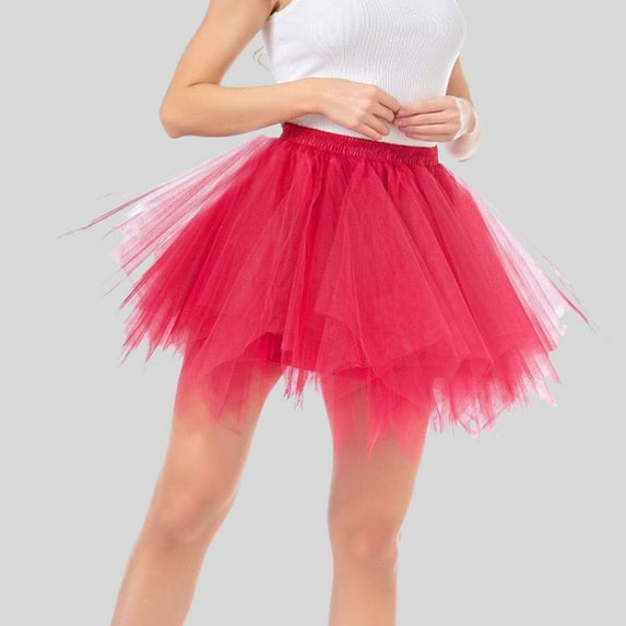 Women's Vintage Tutu Skirt 50s 80s Short Skirt Ballet Bubble For Party