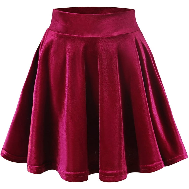 Velvet skater skirt 2025