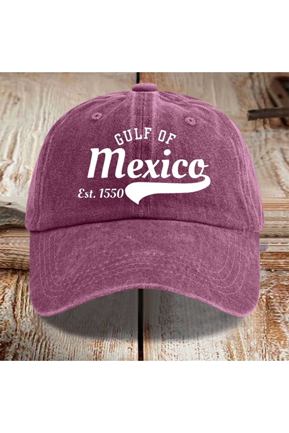 Women's Vintage Washed Denim Printed Baseball Cap Caps for Running Hat Racks for Baseball Caps Display Womens Baseball Caps Cute Plain Hats Legal Hat Had A Hat Hidden Leaf Hat Curved Hats Mens Caps