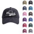 thumbnail image 1 of Women's Vintage Washed Denim Printed Baseball Cap, 1 of 4