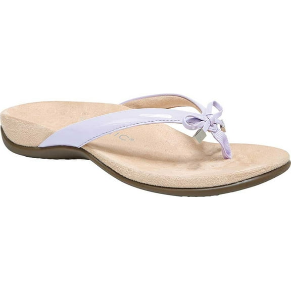 Women's Vionic Bella II Thong Sandal Pastel Lilac Polyurethane 8.5 M
