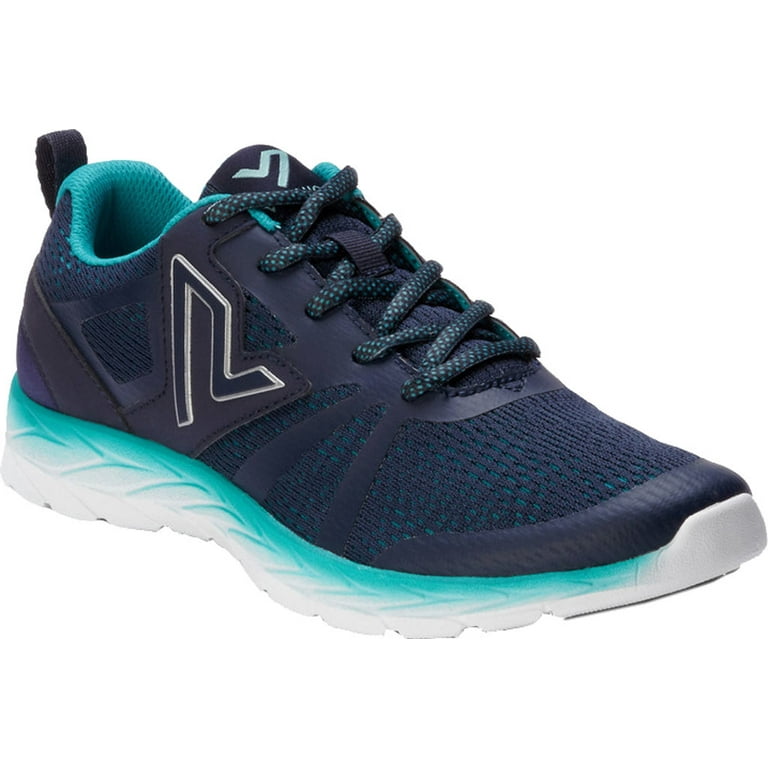 Women s Vionic Miles Lace Up Sneaker Blue Teal 5 M Walmart