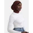 thumbnail image 1 of Women's Viscose Knit Jersey Hijab, One Size, Raisin, 1 of 3