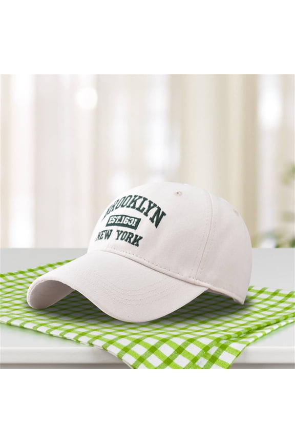 Women's Visors Alphabet Embroidery Solid Color Duck Hat Trend Personality Outdoor Print Breathable Mesh Hat Women's Accessories Visors