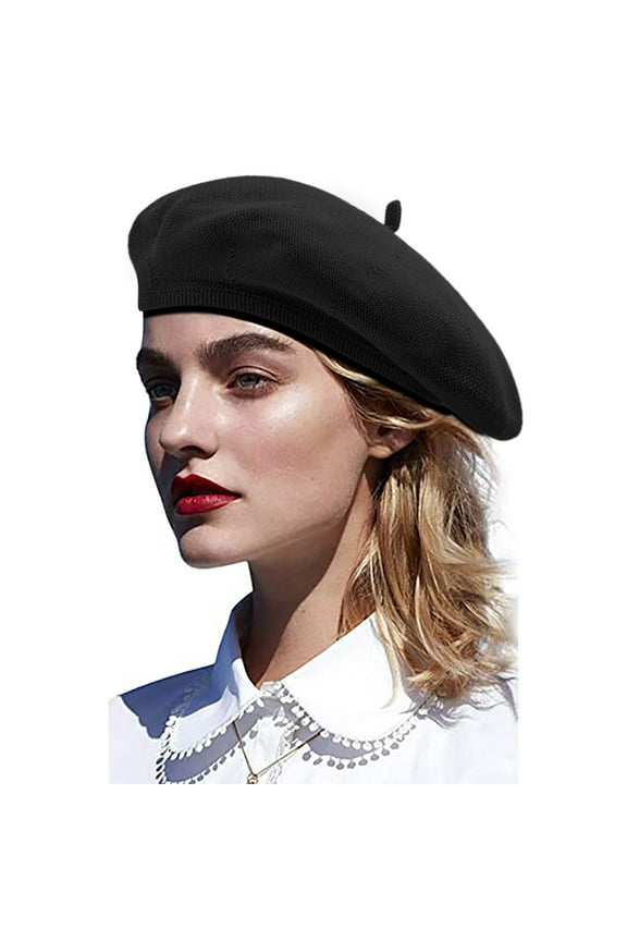 Women's Visors Lady Beret Autumn Winter Lightweight Breathable Fashion Solid Color Bonnet Women's Accessories Visors M