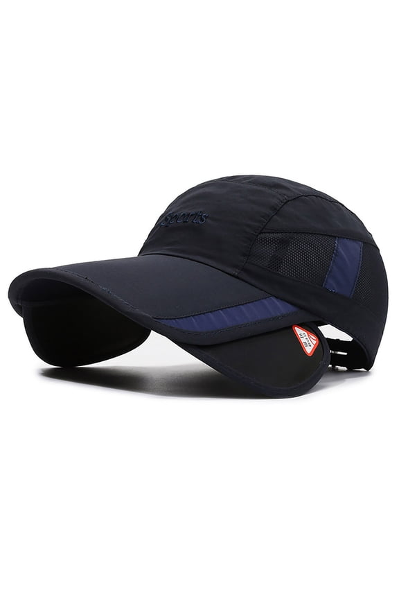 Women's Visors Men Hat Sunshade Baseball Cap Retractable Brim Hat Summer Sunscreen Breathable Cap Cycling Sun Hat Women's Accessories Visors