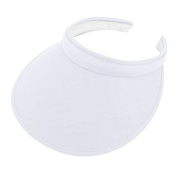 Women's Visors Summer Outdoors Women Wide Brim Straw Hat Beach Golf Sun Hats Travel Ponytail Sun Cap,White Women's Accessories Visors
