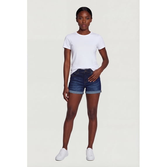 Women's WAX Fixed Cuff Denim Shorts