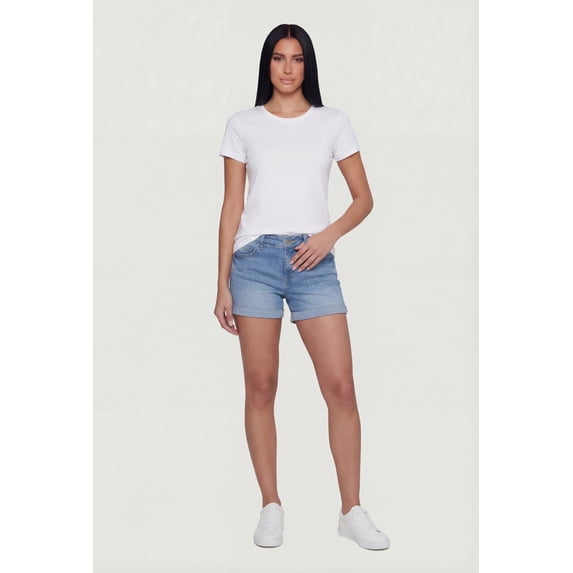 Women's WAX Fixed Cuff Denim Shorts