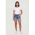 thumbnail image 1 of Women's WAX Fixed Cuff Stretch Denim Shorts, 1 of 4