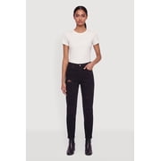 Women's WAX High Waisted Distressed Mom Jeans