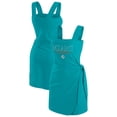 thumbnail image 1 of Women's WEAR by Erin Andrews  Aqua Miami Dolphins Wrap Dress, 1 of 5