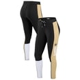 thumbnail image 1 of Women's WEAR by Erin Andrews Black/Gold New Orleans Saints Color-Block Leggings, 1 of 6