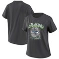 thumbnail image 1 of Women's WEAR by Erin Andrews Charcoal Seattle Seahawks Boyfriend T-Shirt, 1 of 3