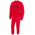 thumbnail image 1 of Women's WEAR by Erin Andrews  Cream Arizona Cardinals Knitted Tri-Blend Long Sleeve T-Shirt & Pants Lounge Set, 1 of 6
