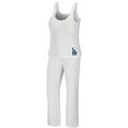 thumbnail image 1 of Women's WEAR by Erin Andrews Cream Los Angeles Dodgers Cozy Lounge Tank Top & Pants Set, 1 of 5