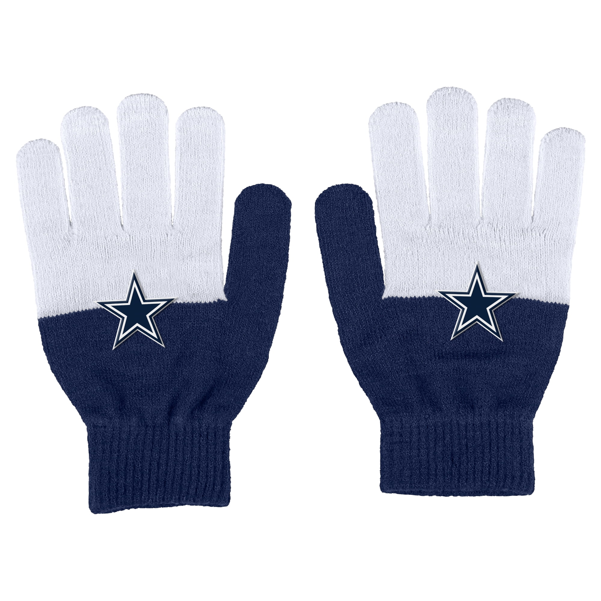 Women's WEAR by Erin Andrews Dallas Cowboys Color-Block Gloves