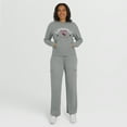 thumbnail image 1 of Women's WEAR by Erin Andrews Gray Arizona Cardinals Waffle-Knit Long Sleeve Hooded Shirt & Pants Lounge Set, 1 of 6