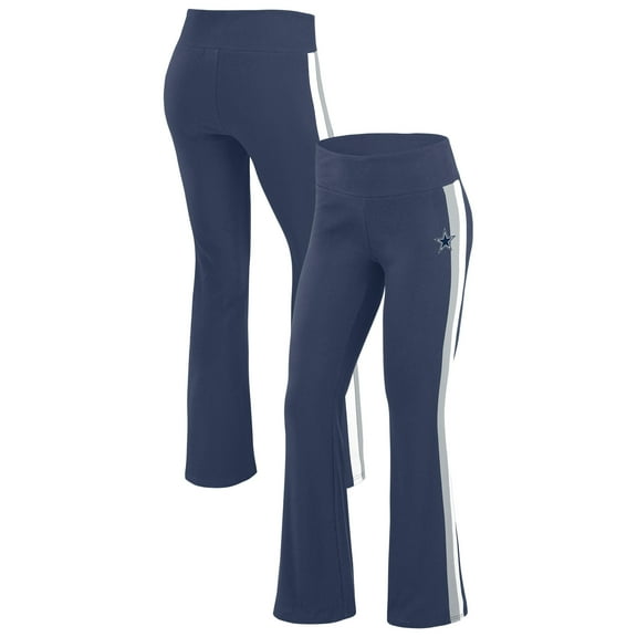 Women's WEAR by Erin Andrews Navy Dallas Cowboys Tri-Blend Yoga Pants