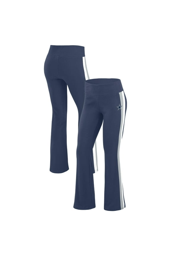 Women's WEAR by Erin Andrews Navy Dallas Cowboys Tri-Blend Yoga Pants