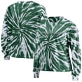 thumbnail image 1 of Women's WEAR by Erin Andrews Green Michigan State Spartans Tie-Dye Long Sleeve T-Shirt, 1 of 3