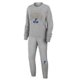 thumbnail image 1 of Women's WEAR by Erin Andrews Heather Gray St. Louis Blues Knit Long Sleeve Tri-Blend T-Shirt & Pants Sleep Set, 1 of 5