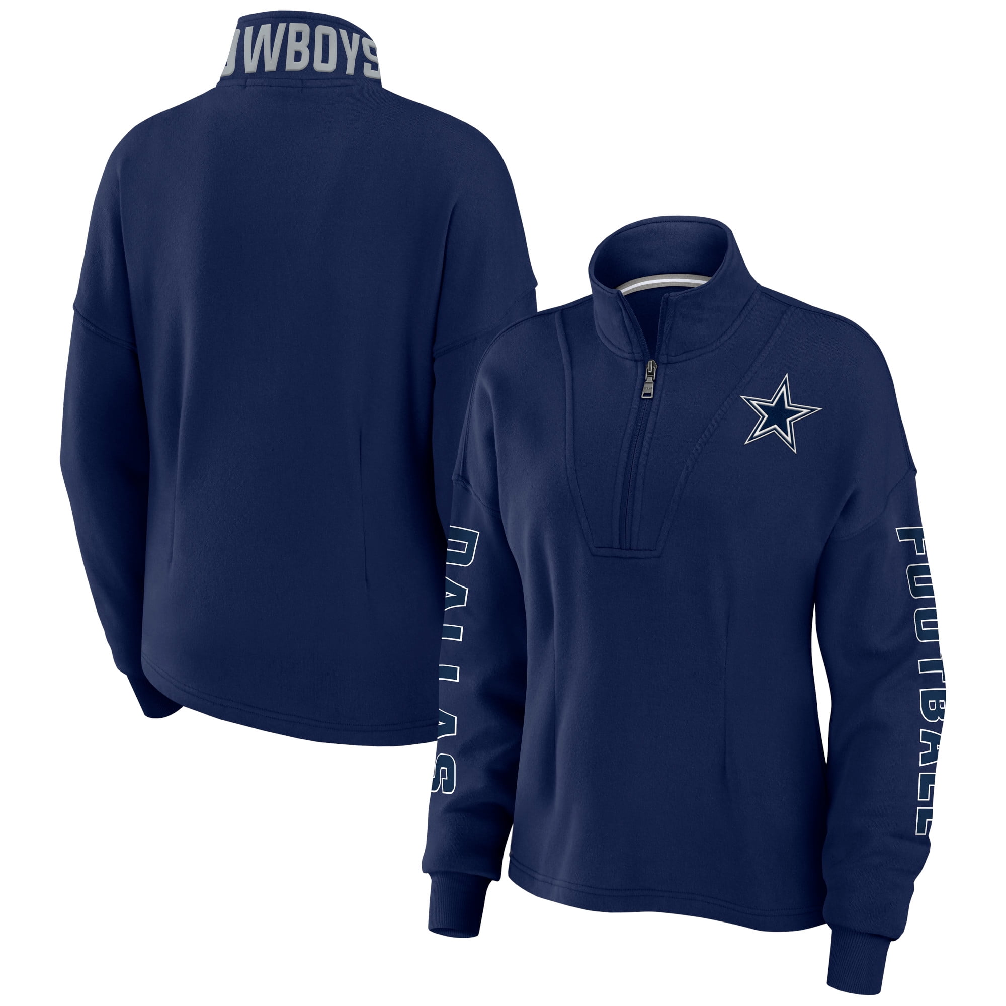Dallas cowboys half zip hot sale
