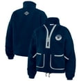 thumbnail image 1 of Women's WEAR by Erin Andrews Navy Dallas Cowboys Polar Fleece Half-Zip Jacket, 1 of 5