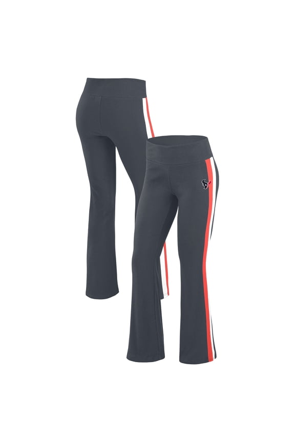 Women's WEAR by Erin Andrews Navy Houston Texans Tri-Blend Yoga Pants