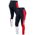 thumbnail image 1 of Women's WEAR by Erin Andrews Navy/Red Houston Texans Color-Block Leggings, 1 of 6