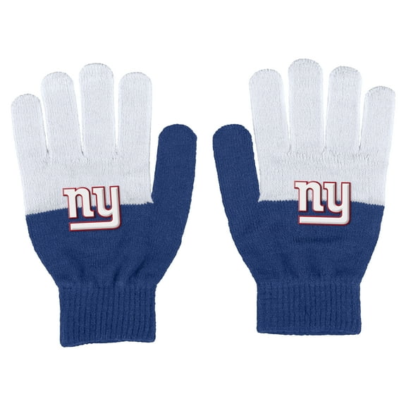 Women's WEAR by Erin Andrews New York Giants Color-Block Gloves