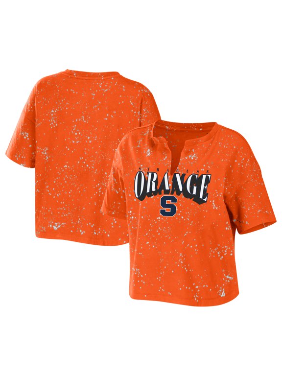 Women's WEAR by Erin Andrews Orange Syracuse Orange Splatter T-Shirt