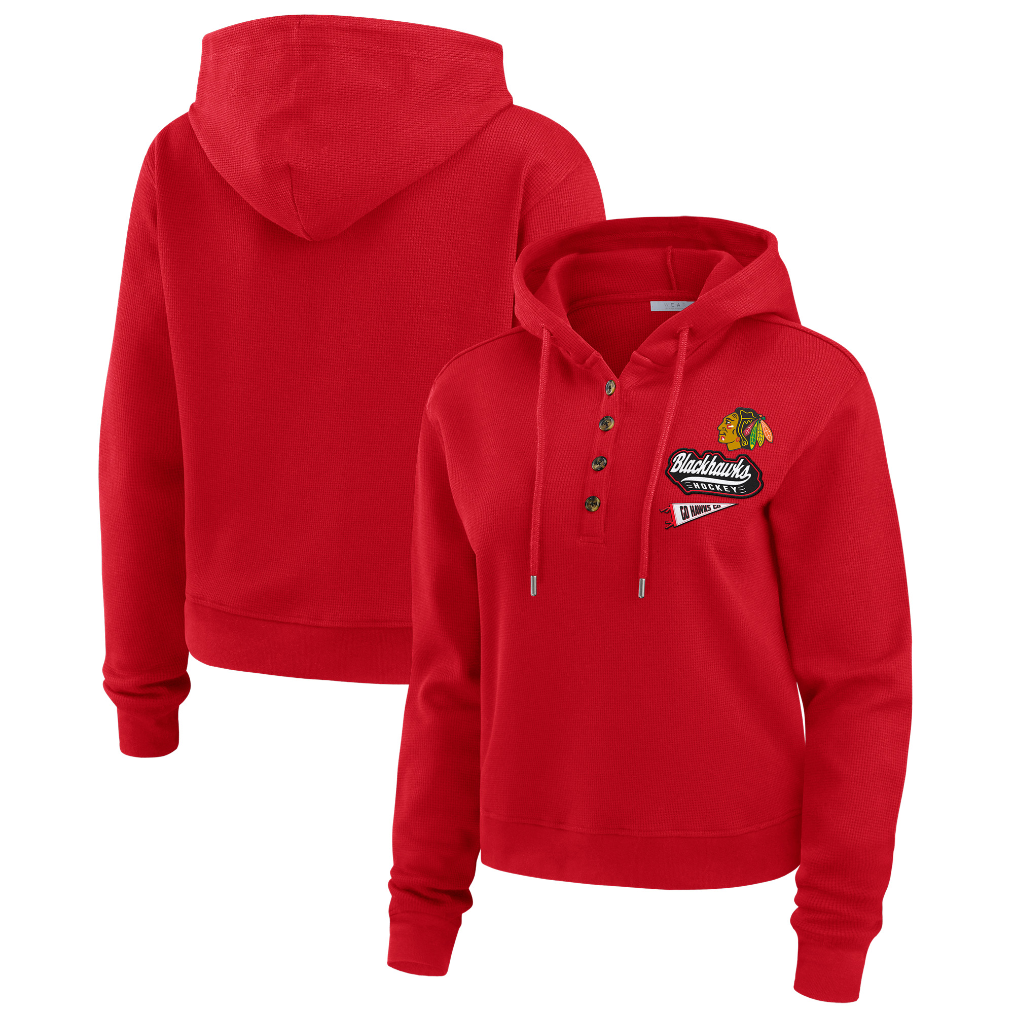 Hockey Time Black Hawks Red Pullover main image 0