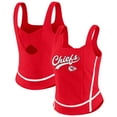 thumbnail image 1 of Women's WEAR by Erin Andrews Red Kansas City Chiefs Square Neck Tank Top, 1 of 5