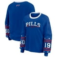 thumbnail image 1 of Women's WEAR by Erin Andrews Royal Buffalo Bills Plus Size Sport Long-Sleeve T-Shirt, 1 of 5