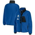 thumbnail image 1 of Women's WEAR by Erin Andrews Royal Indianapolis Colts Polar Fleece Raglan Full-Snap Jacket, 1 of 3
