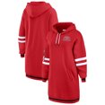 thumbnail image 1 of Women's WEAR by Erin Andrews Scarlet San Francisco 49ers Hoodie Dress, 1 of 5