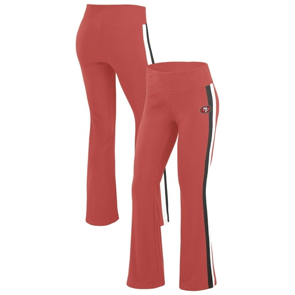 Women's WEAR by Erin Andrews Scarlet San Francisco 49ers Tri-Blend Yoga Pants