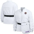 thumbnail image 1 of Women's WEAR by Erin Andrews  White Minnesota Vikings Packaway Full-Zip Puffer Jacket, 1 of 6