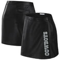 thumbnail image 1 of Women's WEAR by Erin Andrews x Gracie Hunt Black Dallas Cowboys Wrap Skirt, 1 of 5